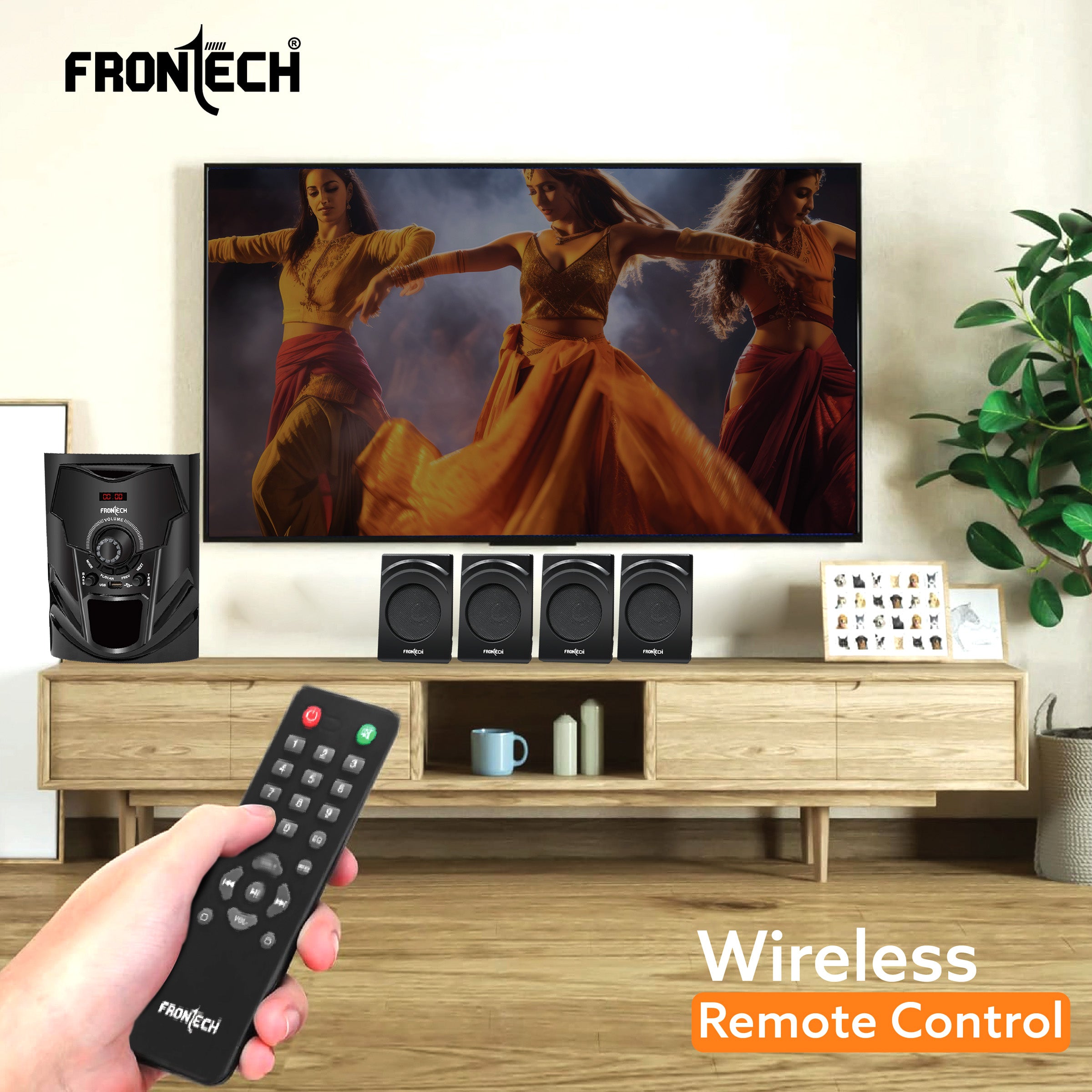 Frontech 4.1 Channel Speaker System (3956) Frontech 4.1 Channel Speaker System (3956)